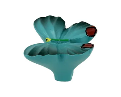 Gałka BUTTERFLY H040-40 - niebieski / 50 mm