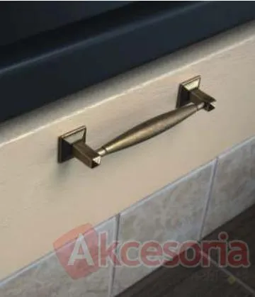 Uchwyt ZnAl UR02 Patyna na mosiądzu rozstaw 96mm