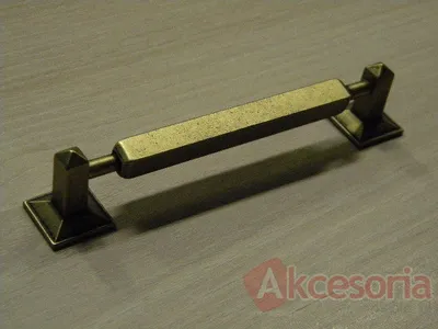 Uchwyt ZnAl UR02 Patyna na mosiądzu rozstaw 96mm