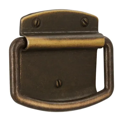Uchwyt ITALIAN LINE 1816-69 - stary mosiądz / rozstaw 32 mm