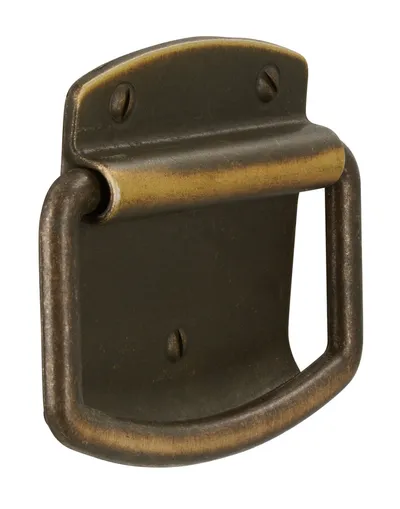Uchwyt ITALIAN LINE 1816-69 - stary mosiądz / rozstaw 32 mm