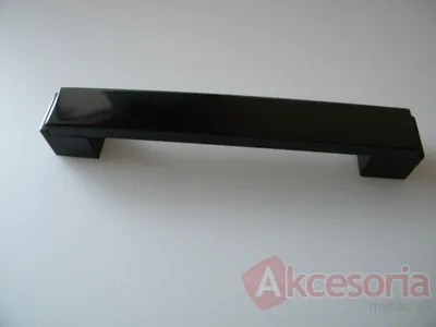 Uchwyt Aluminiowy US48 Czarny Połysk Rozstaw 192mm