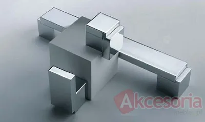 Aranżacja Wieszak Aluminiowy WP48 Czarny Połysk(W)