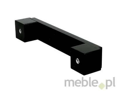 Uchwyt Aluminiowy US48 Czarny Połysk Rozstaw 128mm(W)