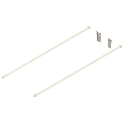 Reling podłużny METABOX z wysokim frontem - kremowy / dł. 55 cm / kpl