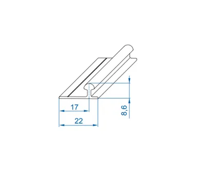Zestaw ARES 2 AR18 do 2 drzwi przesuwnych / dł. 180 cm / 70 kg