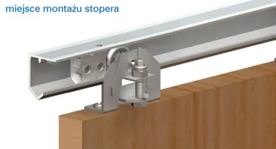 Zestaw JUPITER JU20 do 1 drzwi przejściowych / dł. 200 cm / 30 kg