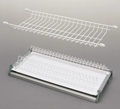 Ociekarka VARIANT 1 (2023) + profil pod plecówkę w komplecie 45 metal fluid biały