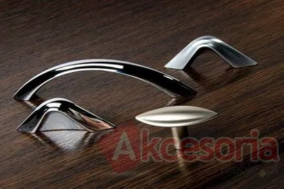 Uchwyt ZnAl US14 Nikiel Satynowy Rozstaw 96mm