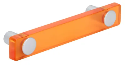 Uchwyt LINOSELLI GLASEFFEKT 8119-126 - pomarańczowy / rozstaw 96 mm