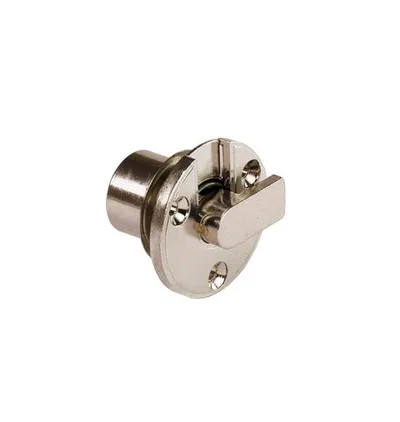 Zamek wciskany Siso FLAP X-9411 - niklowany / fi 19 mm