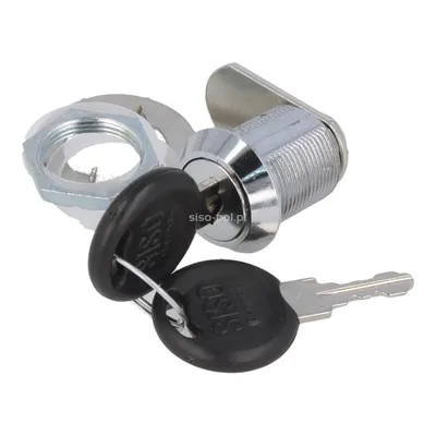 Zamek ryglowy uniwersalny Siso X-1920 - chrom / fi 19 mm