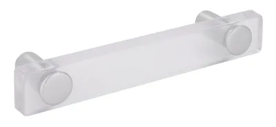 Uchwyt LINOSELLI GLASEFFEKT 8119-126 - przezroczysty / rozstaw 96 mm