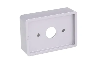 Nóżka prostokątna K041 - chrom mat lakier / wys. 2 cm