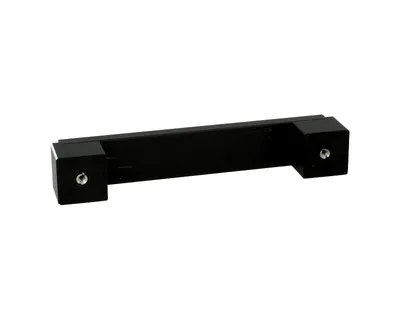 Uchwyt Aluminiowy US48 Czarny-Mat Z Przetarc. Rozstaw 128mm(W)