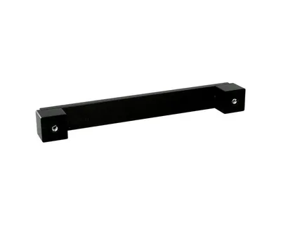 Uchwyt Aluminiowy US48 Czarny-Połysk Z Przetar Rozstaw192mm(W)