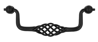 Uchwyt CAGE 1267-147 - czarny mat / rozstaw 128 mm