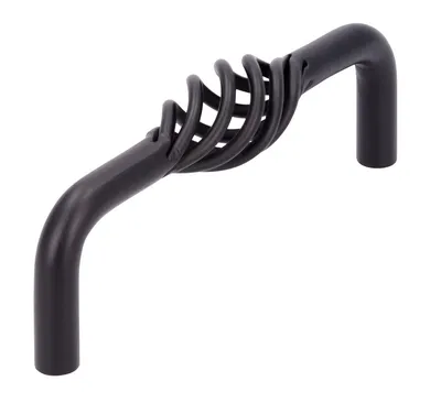 Uchwyt CAGE 1304-104 - czarny mat / rozstaw 96 mm