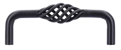 Uchwyt CAGE 1304-104 - czarny mat / rozstaw 96 mm