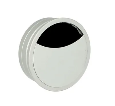 Przepust kablowy Siso ze szczotką - aluminium / fi 60 mm