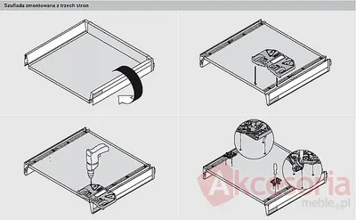 Wzornik Wiertarski 65.5050 Do TIP-ON Do Tandembox Blum