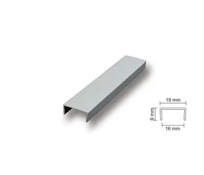 Profil C-16 Aluprofil - srebrny / dł. 3 mb