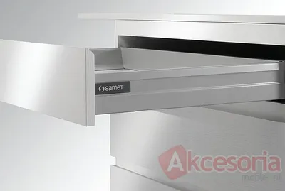 Szuflada Smart BOX 93/500  KPL. H=93 Kolor Srebrny