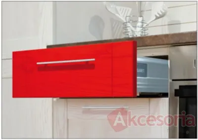 Szuflada Gamet Box  Wys=100mm Prowadnice 55cm SZARA Gamet