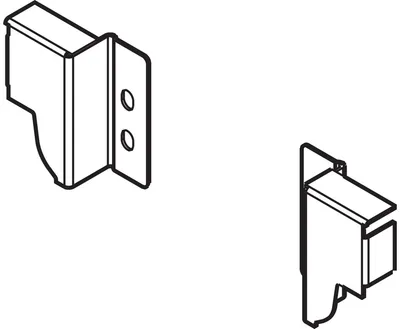 Uchwyty ścianki tylnej TANDEMBOX ANTARO Z30N / wys. N=63 mm / biały