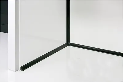 Zestaw kształtek do listwy COMPACT-LINE - czarny / 12 szt. 