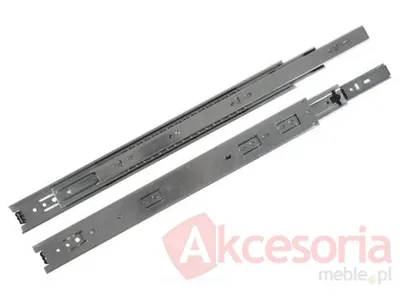 Prowadnica Kulkowa Dł.450mm 45kg Wysuw 100% Ocynk Biały