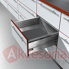 Szuflada Tandembox Wys.D=M+Boxside Dł.prowadnic 55cm 50kg SZARA
