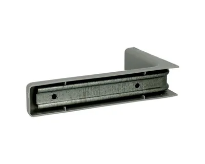 Wspornik półki  L180 metal/tworzywo srebrny 2 sztuki