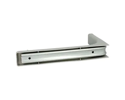 Wspornik półki  L240 metal/tworzywo srebrny 2 sztuki