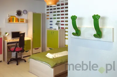 Wieszak DW05 HAPPY FROGS zielony