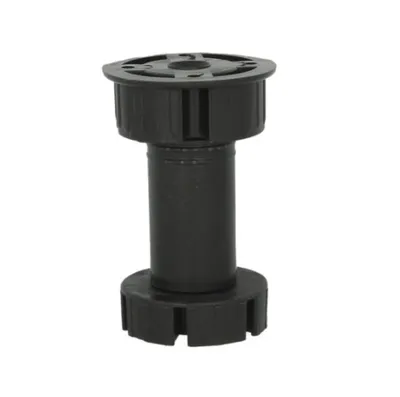 Nóżka plastikowa PN16 czarna  wys. 10cm