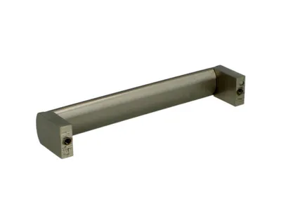 Reling RE21 ZnAl Stal Nikiel Szczotkowany Rozstaw 128 mm