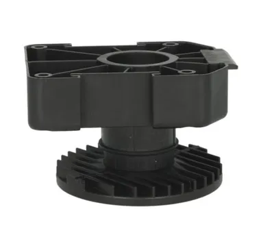Nóżka A0683 360 Udźwig 380kg Wys. 5cm Z Regulacją Czarna Wurth