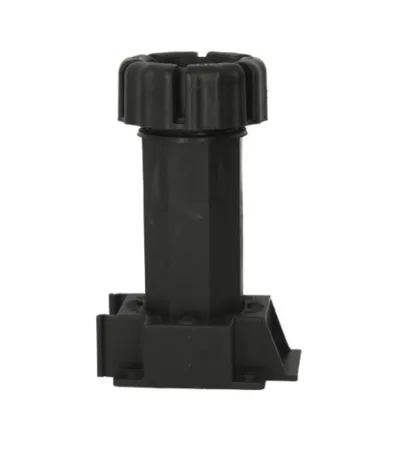 Nóżka z regulacją Wurth A1683360 - czarny / udźwig 250 kg / wys. 10 cm