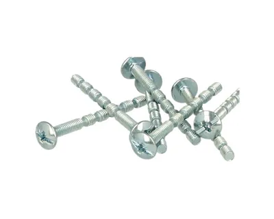 Wkręt uchwytu uniwersalny Siso M4 do przycięcia - jasny ocynk / dł. 45 mm
