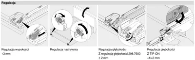 Sprzęgła T51 do prowadnic MOVENTO 760H