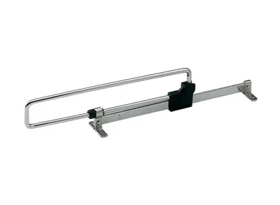 Wieszak wysuwny L 350 metal/tworzywo nikiel