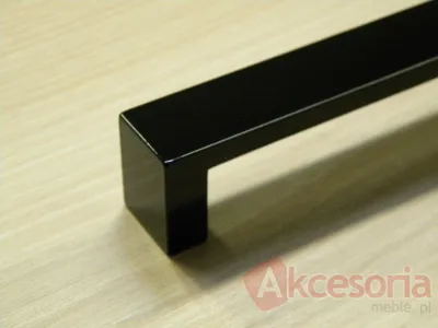 Uchwyt Aluminiowy UA59 Czarny Połysk Rozstaw 192mm