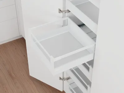 Szuflada wewnętrzna TANDEMBOX ANTARO z hamulcem / wys. D=M+Reling / dł. 50 cm / 30 kg / biały