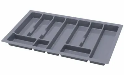 Wkład szufladowy UNI 80 730X430 1,6 MM tworzywo sztuczne metalik