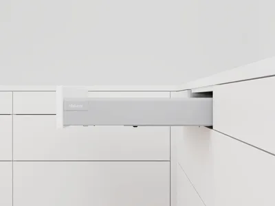 Szuflada z dnem i tyłem TANDEMBOX ANTARO / wys. M=83 mm / dł. 55 cm / szer. 80 cm / szary