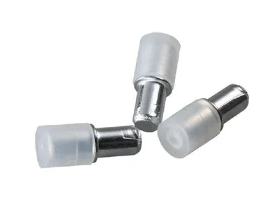 Podpórka półki KDS-082 metalowa z gumką / fi 5 mm / 1000 szt.