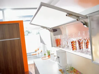 Aventos HK-S TIP-ON Podnośniki Sprężyna Średnia BIAŁE