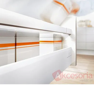 Tandembox ANTARO Wys.D=M+1Reling Dł.55cm/Szer.60cm SZARA Hamulec