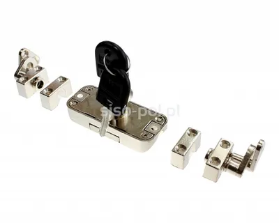Zamek baskwilowy patentowy prawy Siso X-922 MASTER / fi 16.5 mm / bez prętów